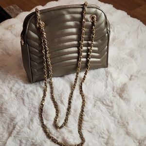 Vintage Worthington Elegant Gold Chain Shoulder Bag